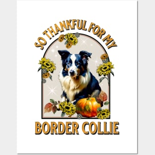 So Thankful for my Border Collie Posters and Art